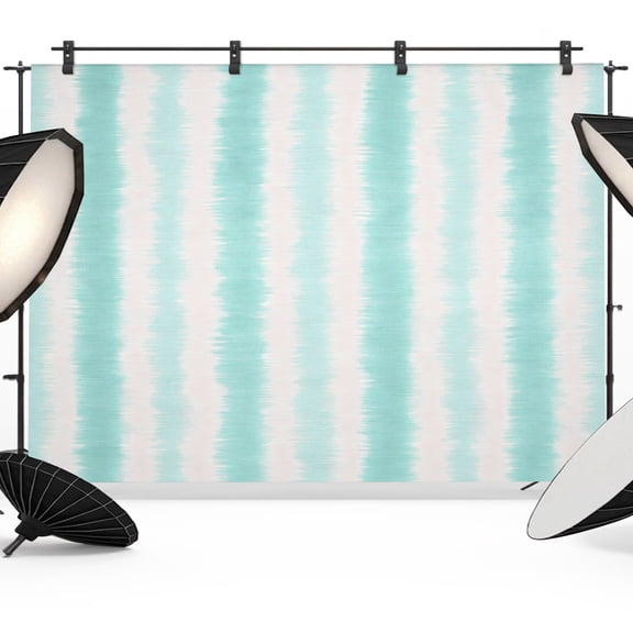 Abstract Teal Stripes Photography Backdrop 7x5FT, Rustic Green Denim Striped Classic Photo Backdrops, Background for Photography Studio Photo Studio Background, Back Drop for Photoshoot