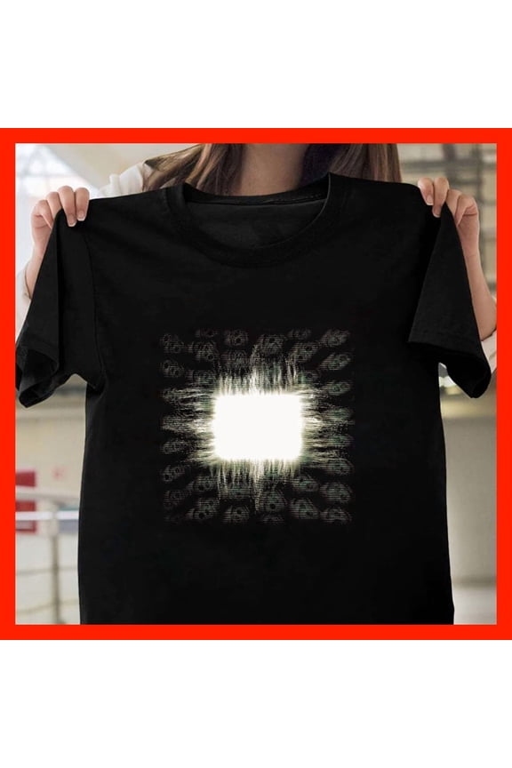 Abstract Tech Glow Square Hoodie - Futuristic Sci-Fi Cyberpunk Digital Art Pullover G1122, for Unisex, Sizes S–5XL