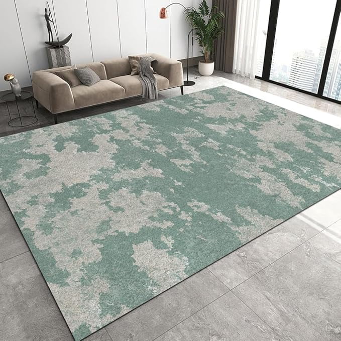 Abstract Texture Art Design Area Rug, Plaster Crackle Decorative Style ...