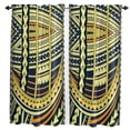 thumbnail image 1 of Abstract Texture Golden Small Curtain Rod Pocket Short Curtains Half Drapes Partition Cabinet Door Window Curtains Home Decor, 1 of 6