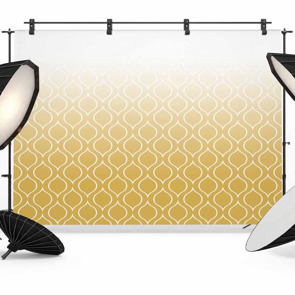 Abstract Texture Photography Backdrop 7x5FT, Classic Yellow Gradient Line Photo Backdrops, Background for Photography Studio Photo Studio Background, Back Drop for Photoshoot