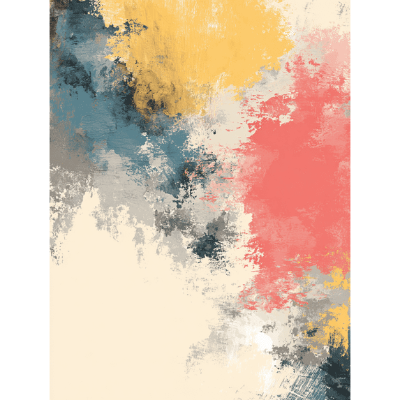 Abstract Texture Splatter Canvas Art Print, Wall Decor for Living Room Bedroom Office Cafe Hotel Lobby