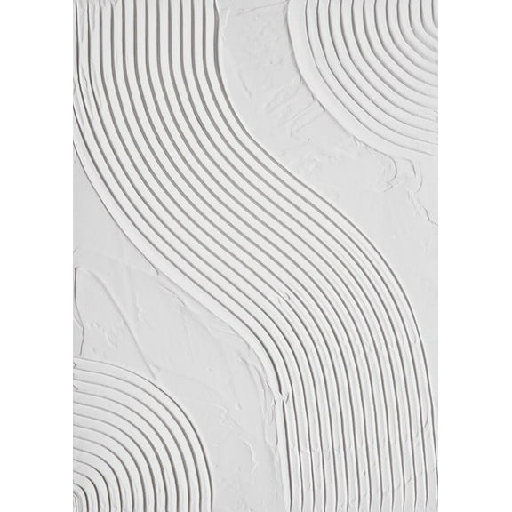 Abstract Texture Waves Print Wall Art, Modern Wall Decor For Living Room Bedroom, 8x12 UNFRAMED