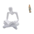 thumbnail image 1 of Abstract Thinker Figurine Virgin Mary Statue Sculpture with Resin Material for Living Room and Office Decor, 1 of 8