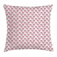 thumbnail image 1 of Abstract Throw Pillow Cushion Cover, Modernist Art Design Circles Dots and Bars Geometric Print, Decorative Square Accent Pillow Case, 20" X 20", Turquoise Dark Pink Black White, by Ambesonne, 1 of 2