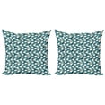 thumbnail image 1 of Abstract Throw Pillow Cushion Cover Pack of 2, Circular Pattern with Weave Lines Round Ornamental Composition Vintage Motifs, Zippered Double-Side Digital Print, 4 Sizes, Multicolor, by Ambesonne, 1 of 2