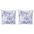 thumbnail image 1 of Ambesonne Abstract Throw Pillow Cover 2 Pack, Paint Splatters Art, 16", Multicolor, 1 of 2