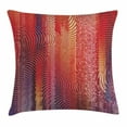 thumbnail image 1 of Abstract Throw Pillow Cushion Cover, Wavy Curvy Mosaic Design Pixelated Texture in Vibrant Colors Digital Art Print, Decorative Square Accent Pillow Case, 24 X 24 Inches, Multicolor, by Ambesonne, 1 of 2