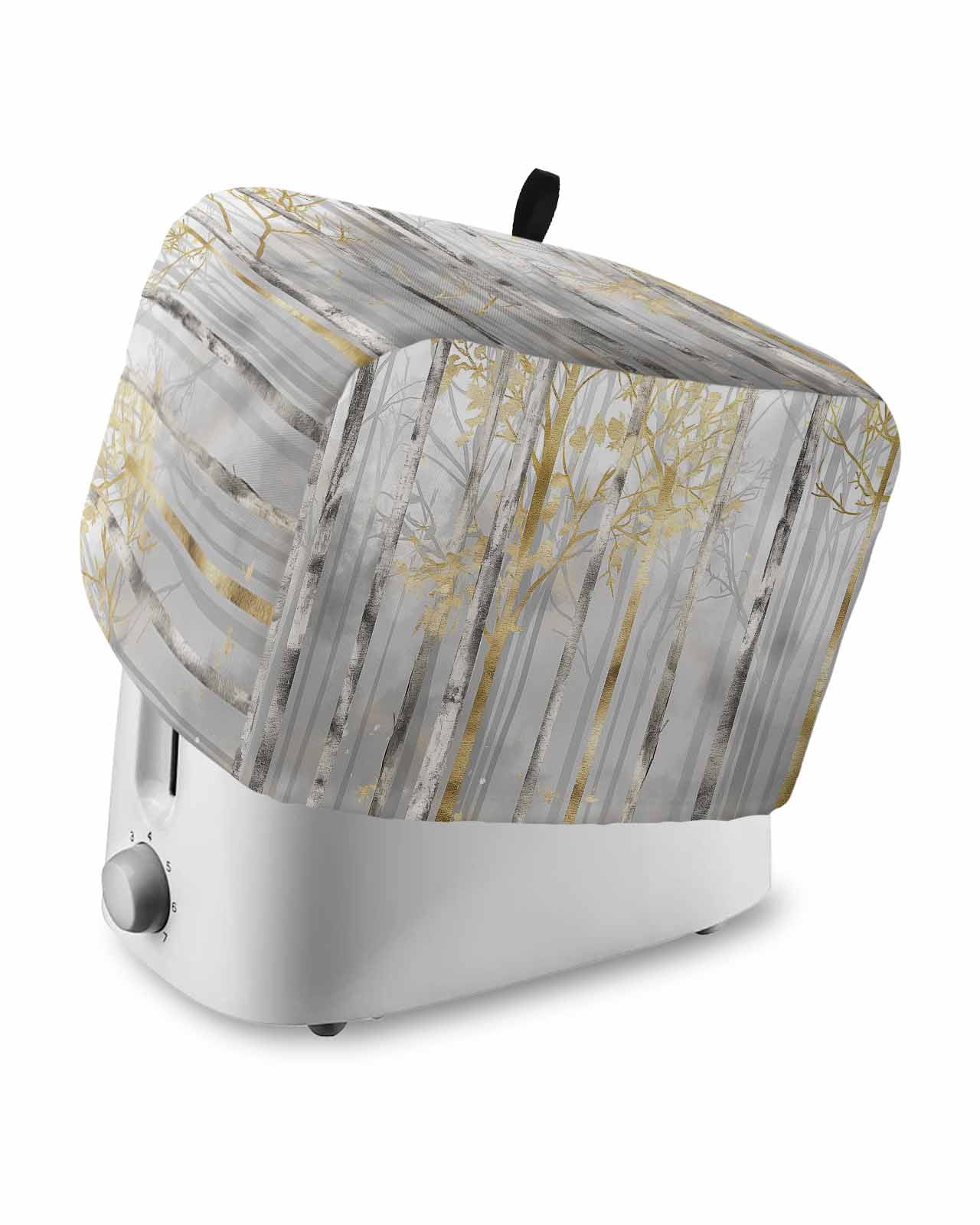Abstract Toaster Cover 2 Slice, Plant Trees Forest Gold Oil Painting ...