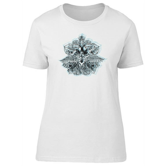 Abstract Toucans Sketch T-Shirt Women -Image by Shutterstock, Female x-Large