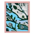 thumbnail image 1 of Abstract Tree Limbs I -Framed Print w/glass-Sunset Pink, 1 of 7