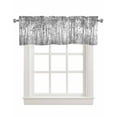 thumbnail image 1 of Abstract Tree Linen Curtain Valance for Bedroom/Bathroom/Kitchen/Living/Dining Room Window,Contemporary Impressionist Forest Landscape Pocket Topper Drapes Decorative Cafe Drapery Panel 60"x18", 1 of 6