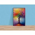 Abstract Tree Vibrant Poster , Poster Print Only - Walmart.com