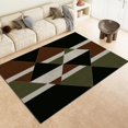 thumbnail image 1 of Abstract Triangle Geometric Pattern Washable Simple Rug, Rectangular Area Rug, Suitable For Living Room, Bedroom And Non-Slip, Easy To Clean 3x5ft, 1 of 6