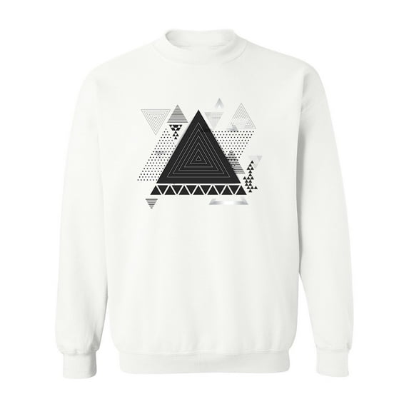 Abstract Triangles. Sweatshirt Men -Image by Shutterstock, Male Small