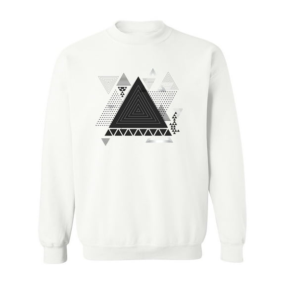 Abstract Triangles. Sweatshirt Men -Image by Shutterstock, Male x-Large