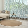 thumbnail image 1 of Abstract Tulle Curtains with Rod Pocket, Dandelion Concept Blowball Flower Silhouette Nature Inspirations Vintage Design, Sheer Drape for Wedding Party 2 Panels, 7 Sizes, Dried Rose, by Ambesonne, 1 of 3