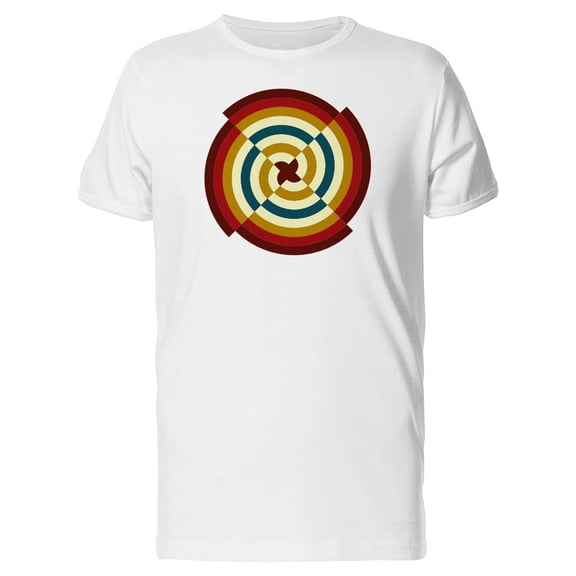 Abstract Twirl Pattern T-Shirt Men -Image by Shutterstock, Male 4X-Large