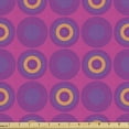 thumbnail image 1 of Ambesonne Abstract Fabric by the Yard Upholstery, Circular Vibrant Spirals, 10 Yards, Hot Pink Royal Blue, 1 of 5