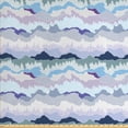 thumbnail image 1 of Abstract Upholstery Fabric by the Yard, Horizontally Pastel Colored Style Woodland Trees and Mountains Landscape Like, Decorative Fabric for DIY and Home Accents, Multicolor by Ambesonne, 1 of 4