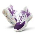thumbnail image 1 of Abstract Vector Purple Water Wave Background Walking Shoes for Men Woman Lightweight Tennis Fashion Elastic Sports Shoes Cushion Basketball Shoes, 1 of 7