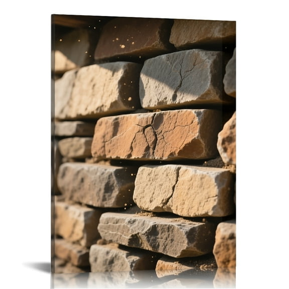 Abstract Vintage Stone Rock Wall Decor For Bedroom Fashion Kitchen Wall Pictures, Wall Decor for Bathroom, Art Print Painting for Home Decorations
