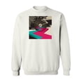 thumbnail image 1 of Abstract Vinyl Design . Sweatshirt Women -Image by Shutterstock, Female 4X-Large, 1 of 4