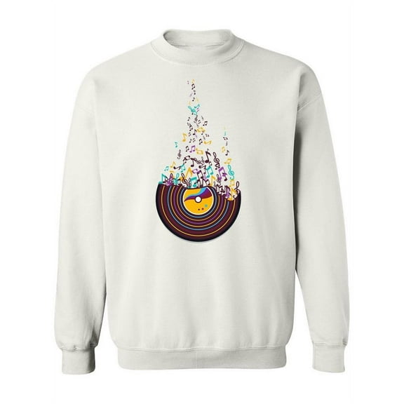 Abstract Vinyl Design Sweatshirt Women -Image by Shutterstock, Female Medium