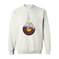 thumbnail image 1 of Abstract Vinyl Design Sweatshirt Women -Image by Shutterstock, Female x-Large, 1 of 4