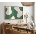 thumbnail image 1 of Abstract Wall Art, Green Wall Art, Minimalist Wall Art, Neutral Gallery Wall, Green Poster, Mid Century Modern Art Poster, Abstract Green Art424, Unframed Poster Size 16x24, 1 of 4
