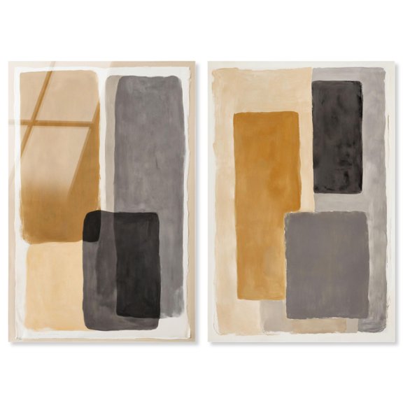 Abstract Wall Art Set: Simple Shapes Acrylic Print Abstract Wall Art Set by Art Remedy, Ready to Hang, 16 x 24