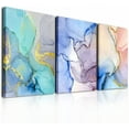 thumbnail image 1 of Abstract Wall Decor For Living Room Canvas Wall Art Paintings For Bedroom Colorful Color Abstract Wall Artworks Pictures For Office Kitchen Decoration Bathroom Home Decorations Art 3 Piece 12x16 Inch, 1 of 7