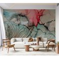 thumbnail image 1 of Abstract Wallpaper Wall Mural - 3D Ink Composition, 1 of 5