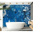 thumbnail image 1 of Abstract Wallpaper Wall Mural - Blue Stream, 1 of 6