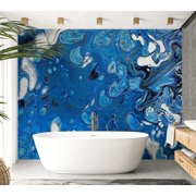 Abstract Wallpaper Wall Mural - Blue Stream