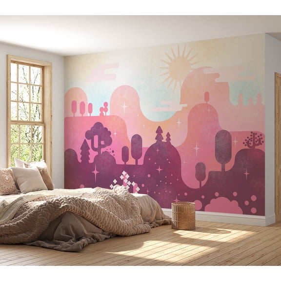 Abstract Wallpaper Wall Mural - Candy Land