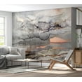 thumbnail image 1 of Abstract Wallpaper Wall Mural - Connected Clouds, 1 of 5