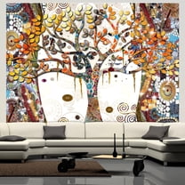 Abstract Wallpaper Wall Mural - Decorated Tree