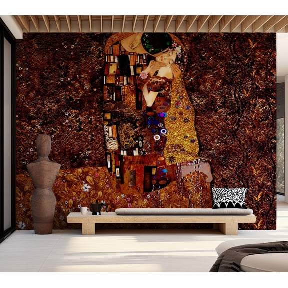 Abstract Wallpaper Wall Mural - Klimt Inspiration