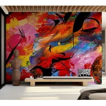 Abstract Wallpaper Wall Mural - Love Story