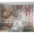 thumbnail image 1 of Abstract Wallpaper Wall Mural - Soft Pastel Wood Fantasy, 1 of 5