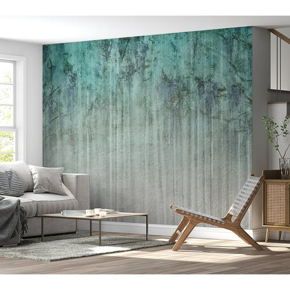 Abstract Wallpaper Wall Mural - Turquoise Memories