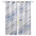 Abstract Watercolor Green Colored Curtains for Living Room Window