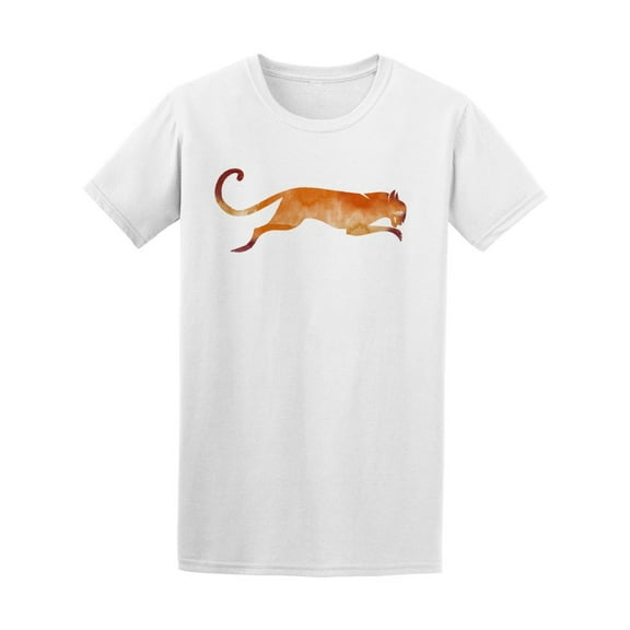 Abstract Watercolor Lioness T-Shirt Men -Image by Shutterstock, Male x-Large