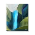 thumbnail image 1 of Abstract Waterfall Layered Landscape Abstract Graphic Art Gallery Wrapped Canvas Print Wall Art, 1 of 7