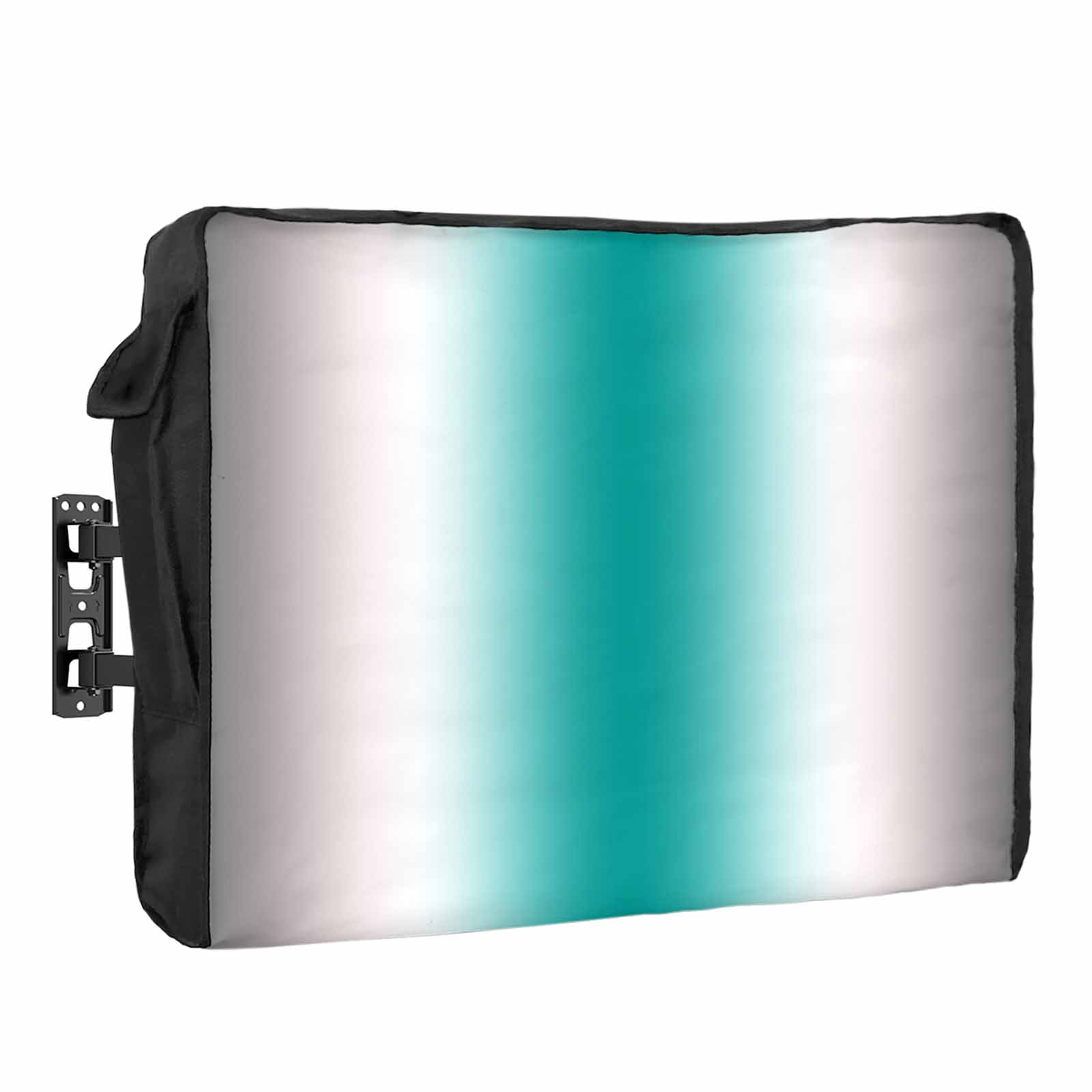 Abstract Waterproof Outdoor TV Cover, Dark Gray Water Duck Green ...
