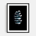 thumbnail image 1 of Abstract Wave Sculpture - Photography Black Framed Wall Art Print 30 x 40 inches, 1 of 7