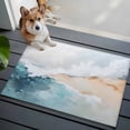 thumbnail image 1 of Abstract Waves Beach Art 2x3 Area Rugs for Living Room, Oil Painting Style Blue Sea Non Slip Floor Mat Washable Low-Profile Indoor Carpet for Bedroom, Dining Room, Bathroom, 1 of 9