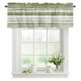 thumbnail image 1 of Abstract Waves Valances for Windows, Rod Pocket Kitchen Valance Curtains - Soft & Washable Small Window Treatment for Living Room, Bathroom, Stripes Watercolor Ombre Sage Green 42x12inch, 1 Panel, 1 of 9