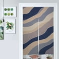 thumbnail image 1 of Abstract Wavy Pastel Design Door Curtain Nordic Living Room DoorCurtain Porch Partition Curtain Kitchen Rative Half Curtain, 1 of 4
